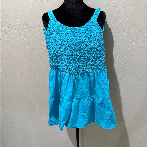 SAYLOR Turquoise Textured romper - Picture 1 of 2